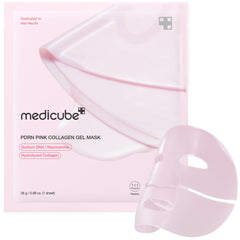 MEDICUBE PDRN PINK COLLAGEN GEL MASK / Hidrogēla maska ar PDRN un kolagēnu