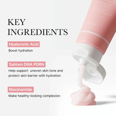 MEDICUBE PDRN PINK HYALURONIC MOISTURIZING CREAM / Mitrinošs krēms ar PDRN un hialuronskābi