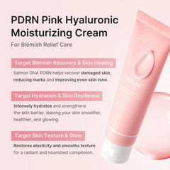 MEDICUBE PDRN PINK HYALURONIC MOISTURIZING CREAM / Mitrinošs krēms ar PDRN un hialuronskābi